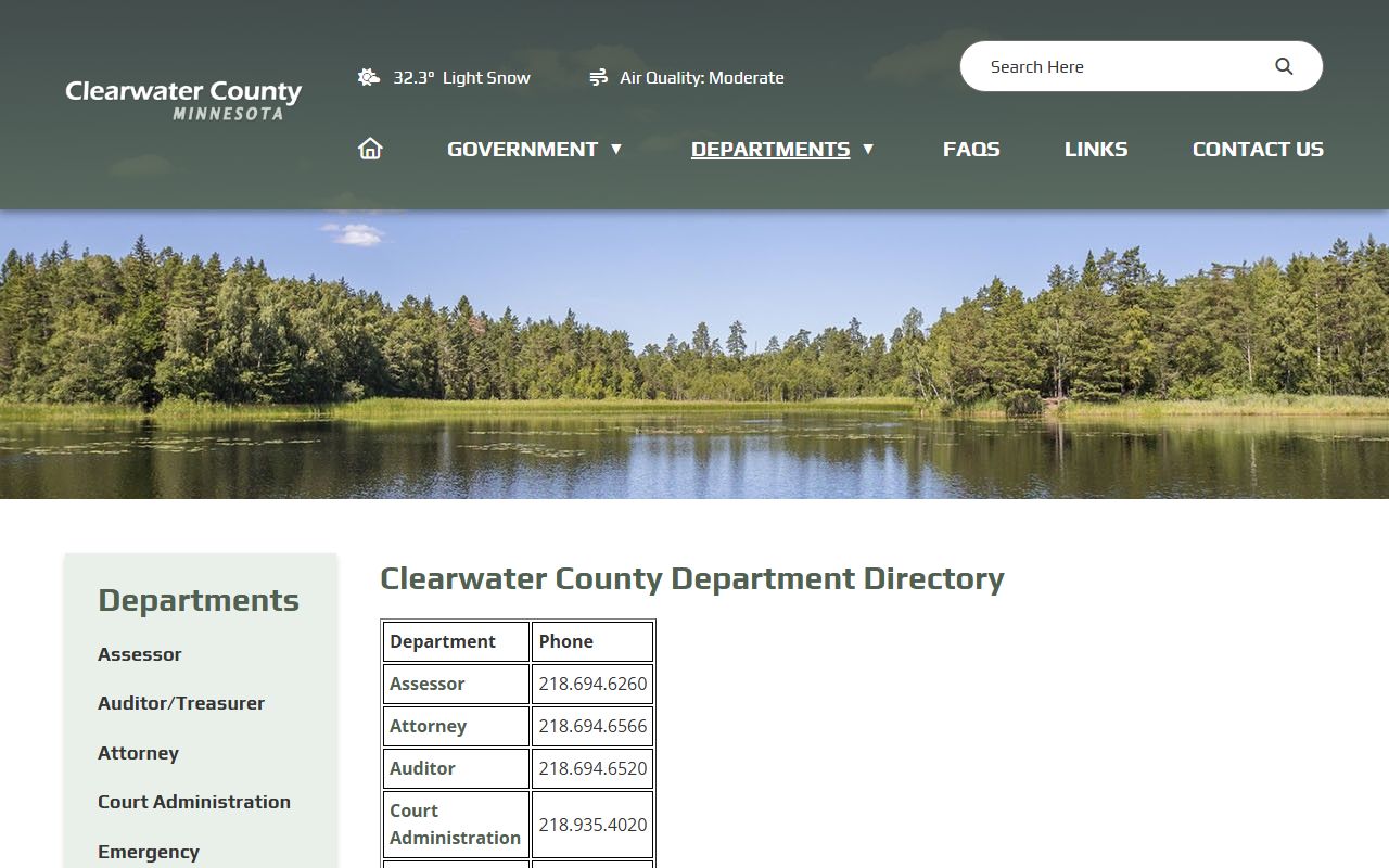 Clearwater County Sheriff 24 hour booking information