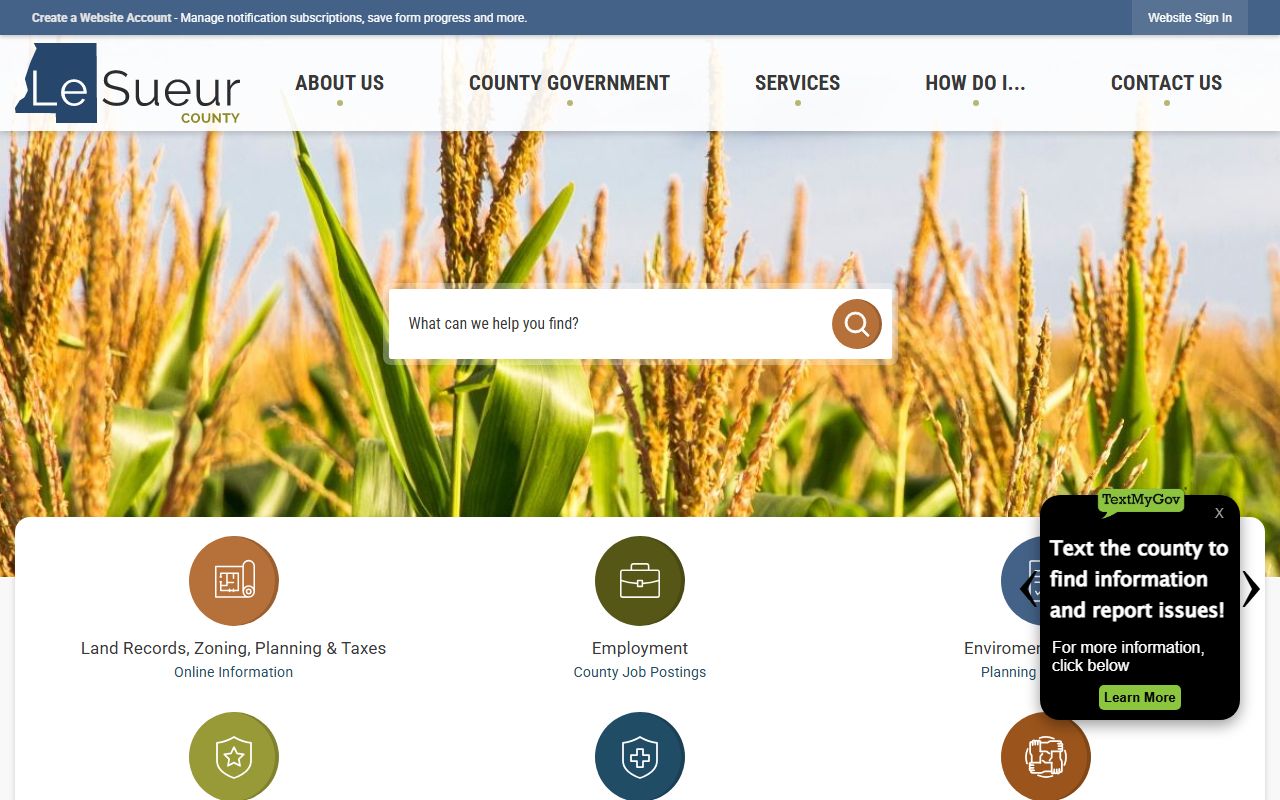 Le Sueur County 24 hour booking records website