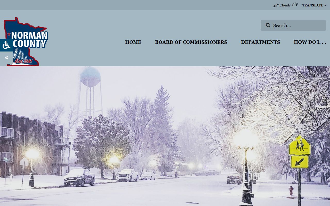 Norman County website for 24 hour booking record access